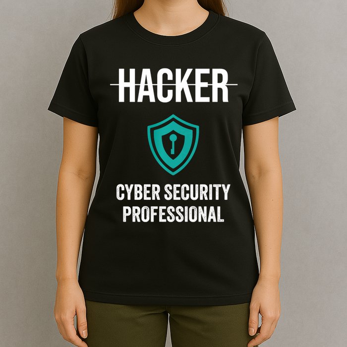Cyber Security Professional Protection White Hat Hackers T-Shirt