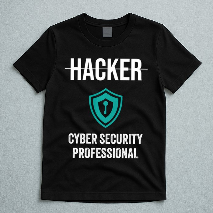 Cyber Security Professional Protection White Hat Hackers T-Shirt