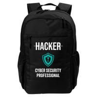 Cyber Security Professional Protection White Hat Hackers Backpack