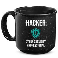 Cyber Security Professional Protection White Hat Hackers 15oz Campfire Ceramic Mug