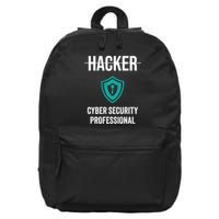 Cyber Security Professional Protection White Hat Hackers 16 in Basic Backpack