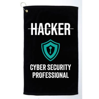 Cyber Security Professional Protection White Hat Hackers Golf Towel