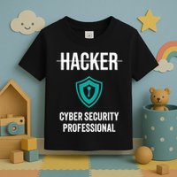 Cyber Security Professional Protection White Hat Hackers Toddler T-Shirt