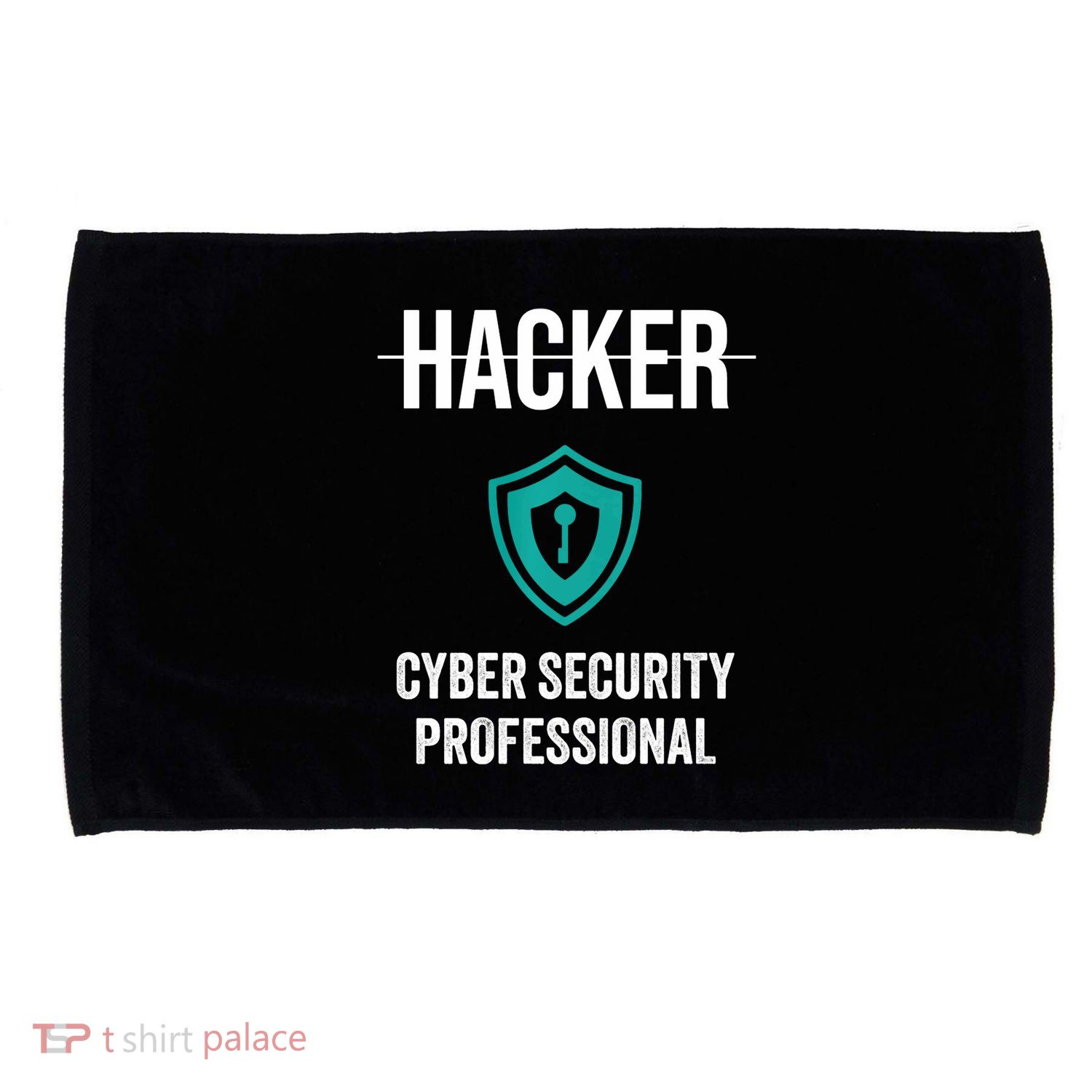 Cyber Security Professional Protection White Hat Hackers Microfiber Hand Towel