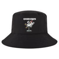Chicken Strips Pun Funny Sarcastic Life Quotes Jokes Humor Cool Comfort Performance Bucket Hat