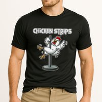 Chicken Strips Pun Funny Sarcastic Life Quotes Jokes Humor Cooling Performance Crew T-Shirt
