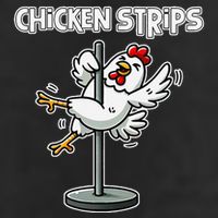Chicken Strips Pun Funny Sarcastic Life Quotes Jokes Humor Adult Drive Performance Visor