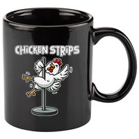 Chicken Strips Pun Funny Sarcastic Life Quotes Jokes Humor 11oz C Handle Ceramic Mug