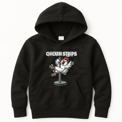 Chicken Strips Pun Funny Sarcastic Life Quotes Jokes Humor Kids Hoodie