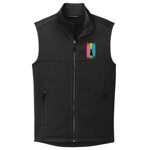 Cat Scratching Pansexual Pride Kitten Kitty Lgbtq Ally Gift Collective Smooth Fleece Vest