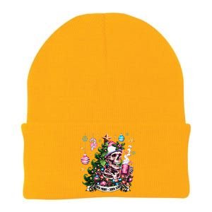 Christmas Snow Plow Clearing The Way For SantaS Snow Truck Knit Cap Winter Beanie