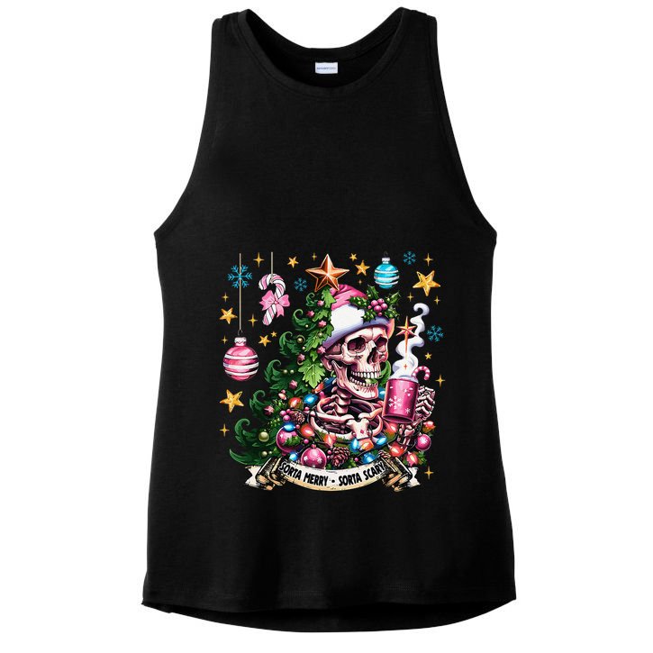 Christmas Snow Plow Clearing The Way For SantaS Snow Truck Ladies PosiCharge Tri-Blend Wicking Tank