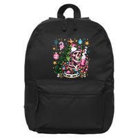 Christmas Snow Plow Clearing The Way For SantaS Snow Truck 16 in Basic Backpack
