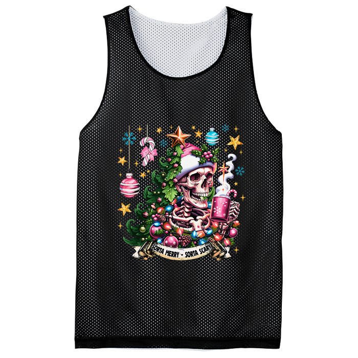 Christmas Snow Plow Clearing The Way For SantaS Snow Truck Mesh Reversible Basketball Jersey Tank