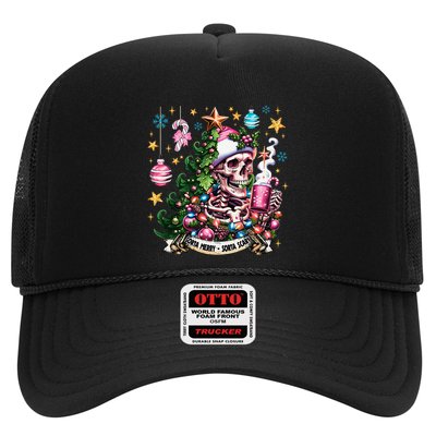 Christmas Snow Plow Clearing The Way For SantaS Snow Truck Trucker Hat