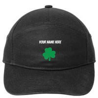 Custom St. Patrick's Day Shirt Personalized St Paddys Day TShirt 7-Panel Snapback Hat