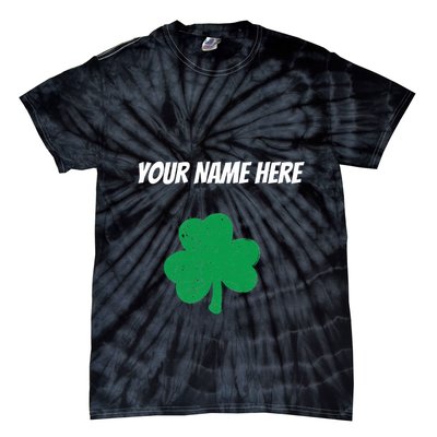 Custom St. Patrick's Day Shirt Personalized St Paddys Day TShirt Tie-Dye T-Shirt