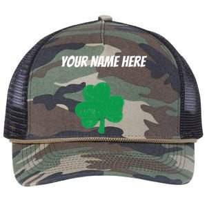 Custom St. Patrick's Day Shirt Personalized St Paddys Day TShirt Retro Rope Trucker Hat Cap