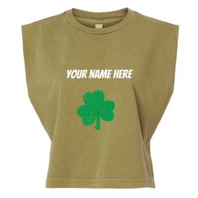Custom St. Patrick's Day Shirt Personalized St Paddys Day TShirt Garment-Dyed Women's Muscle Tee