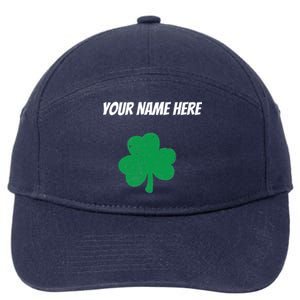 Custom St. Patrick's Day Shirt Personalized St Paddys Day TShirt 7-Panel Snapback Hat