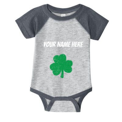 Custom St. Patrick's Day Shirt Personalized St Paddys Day TShirt Infant Baby Jersey Bodysuit