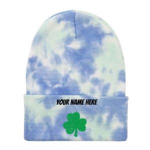 Custom St. Patrick's Day Shirt Personalized St Paddys Day TShirt Tie Dye 12in Knit Beanie