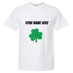 Custom St. Patrick's Day Shirt Personalized St Paddys Day TShirt Garment-Dyed Heavyweight T-Shirt