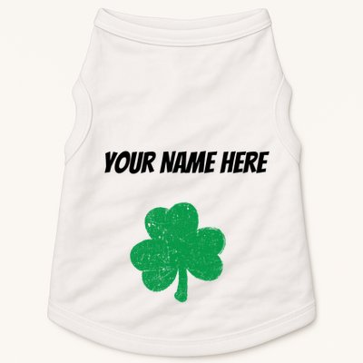 Custom St. Patrick's Day Shirt Personalized St Paddys Day TShirt Doggie Tank