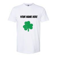 Custom St. Patrick's Day Shirt Personalized St Paddys Day TShirt Softstyle CVC T-Shirt