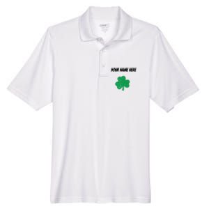 Custom St. Patrick's Day Shirt Personalized St Paddys Day TShirt Men's Origin Performance Pique Polo