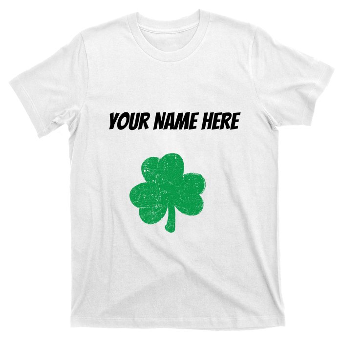 Custom St. Patrick's Day Shirt Personalized St Paddys Day TShirt T-Shirt