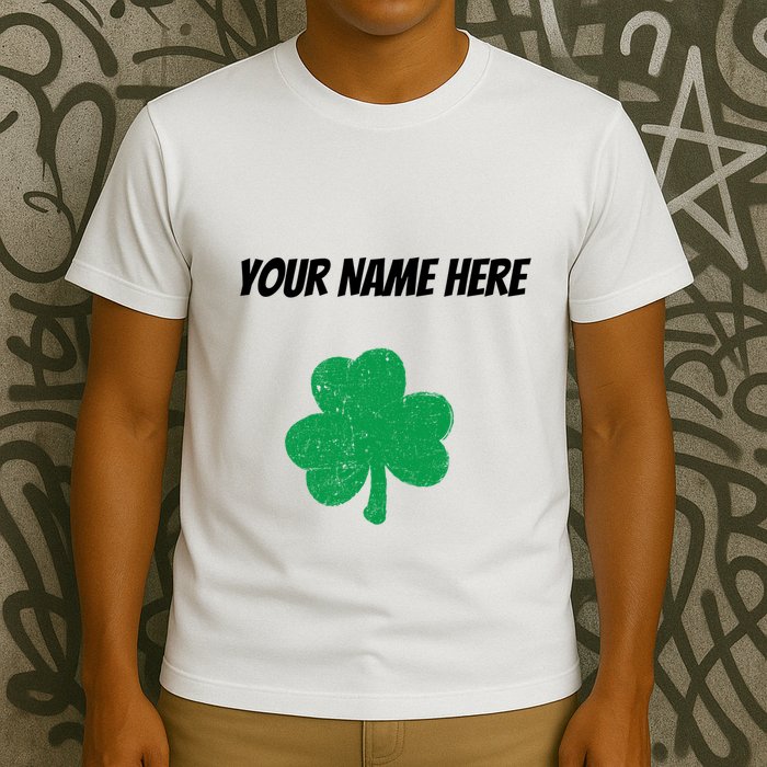 Custom St. Patrick's Day Shirt Personalized St Paddys Day TShirt T-Shirt