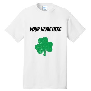 Custom St. Patrick's Day Shirt Personalized St Paddys Day TShirt Tall T-Shirt