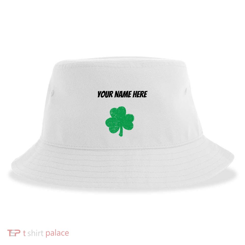 Custom St. Patrick's Day Shirt Personalized St Paddys Day TShirt Sustainable Bucket Hat