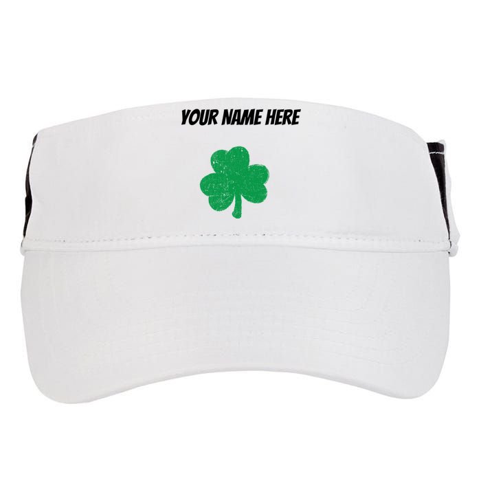 Custom St. Patrick's Day Shirt Personalized St Paddys Day TShirt Adult Drive Performance Visor