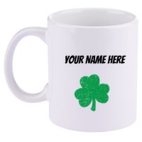 Custom St. Patrick's Day Shirt Personalized St Paddys Day TShirt 11oz C Handle Ceramic Mug
