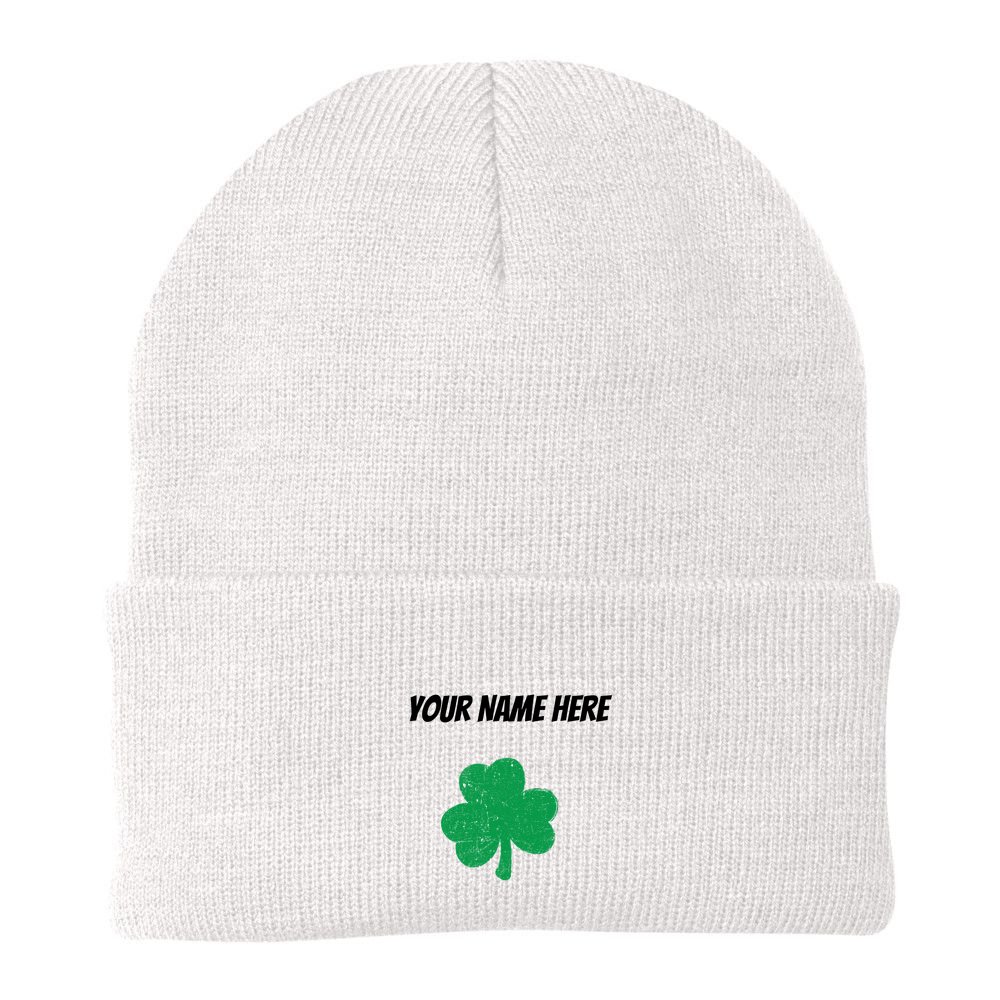 Custom St. Patrick's Day Shirt Personalized St Paddys Day TShirt Beanie