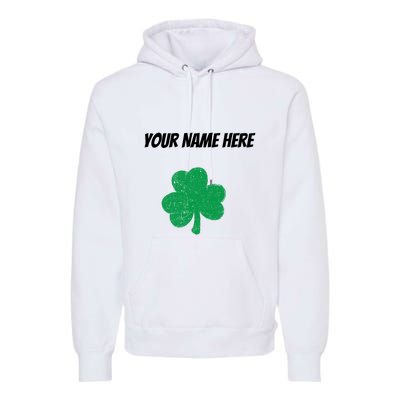 Custom St. Patrick's Day Shirt Personalized St Paddys Day TShirt Premium Hoodie