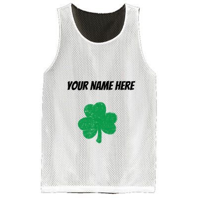 Custom St. Patrick's Day Shirt Personalized St Paddys Day TShirt Mesh Reversible Basketball Jersey Tank