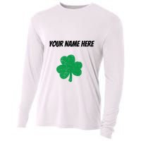 Custom St. Patrick's Day Shirt Personalized St Paddys Day TShirt Cooling Performance Long Sleeve Crew