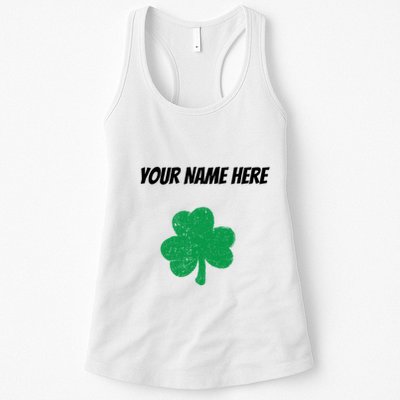 Custom St. Patrick's Day Shirt Personalized St Paddys Day TShirt Womens Tank Top