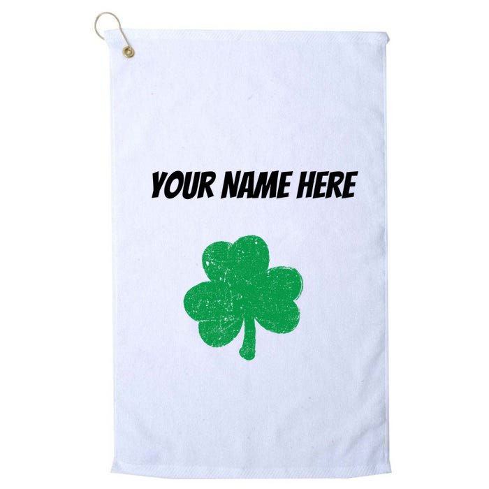 Custom St. Patrick's Day Shirt Personalized St Paddys Day TShirt Golf Towel
