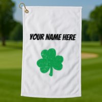 Custom St. Patrick's Day Shirt Personalized St Paddys Day TShirt Golf Towel