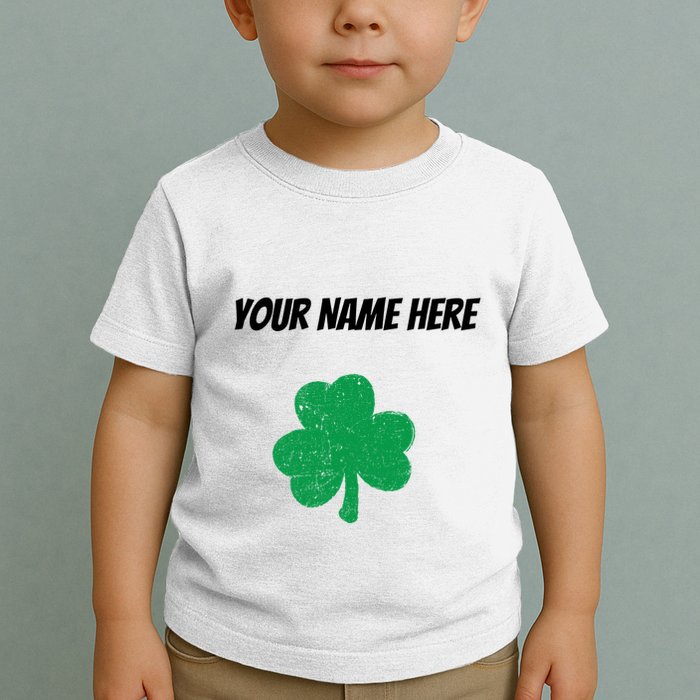 Custom St. Patrick's Day Shirt Personalized St Paddys Day TShirt Toddler T-Shirt