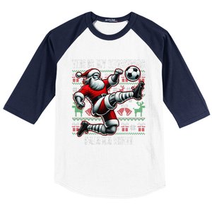 Christmas Soccer Player Sport Lover Santa Hat Xmas Pajamas Baseball Sleeve Shirt