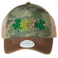 Cute St Patrick's Day Patterns Shamrock Clovers Legacy Tie Dye Trucker Hat