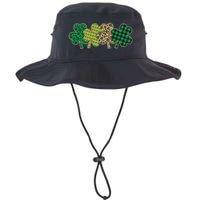 Cute St Patrick's Day Patterns Shamrock Clovers Bucket Hat