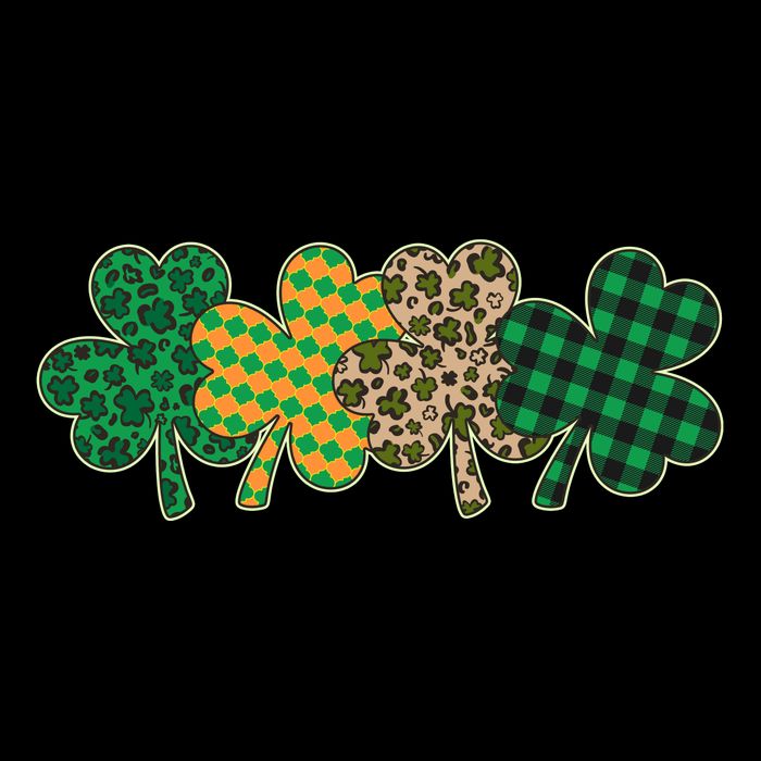 Cute St Patrick's Day Patterns Shamrock Clovers Mesh Reversible Basketball Jersey Tank