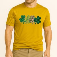 Cute St Patrick's Day Patterns Shamrock Clovers Performance Shirt