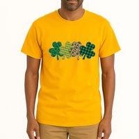 Cute St Patrick's Day Patterns Shamrock Clovers Tall T-Shirt